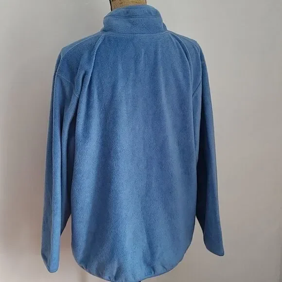 Vintage 90s Y2K Kidcore Looney Tunes Blue Tweety Bird Pullover Fleece - Picture 6 of 14